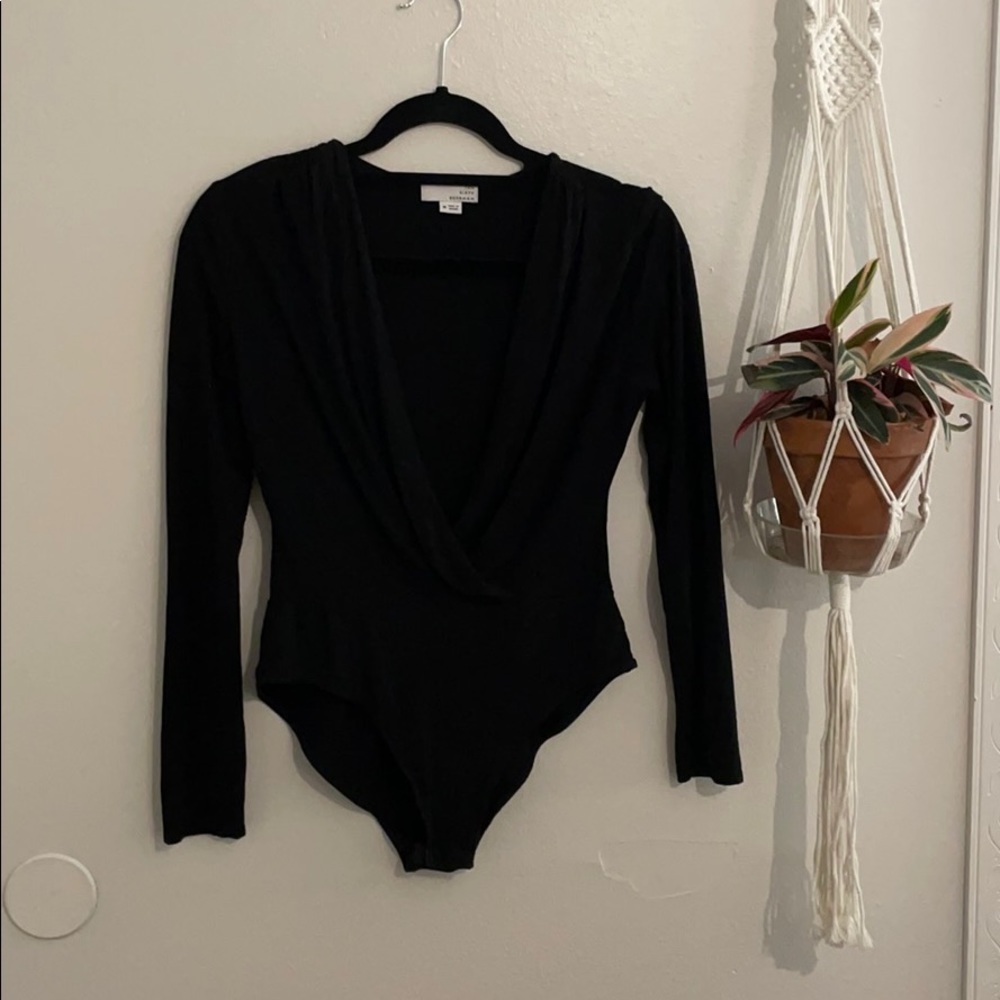 Deep V-neck Bodysuit